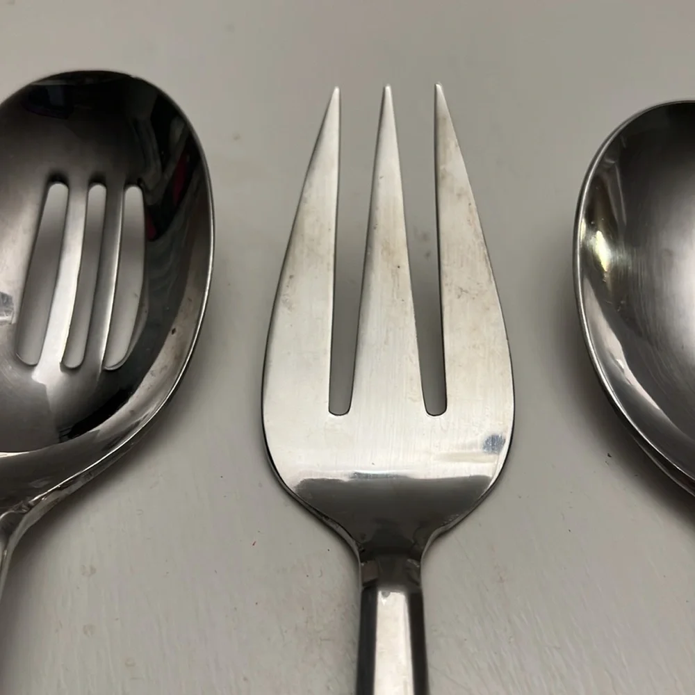 Reed Barton Addison Optima Everyday Stainless 3 Piece Serve utensils